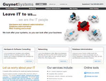 Tablet Screenshot of guynetsystems.com